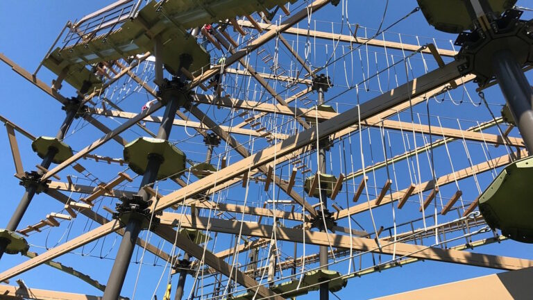 Air Trail Tees Barrage High Ropes Challenge 768x432