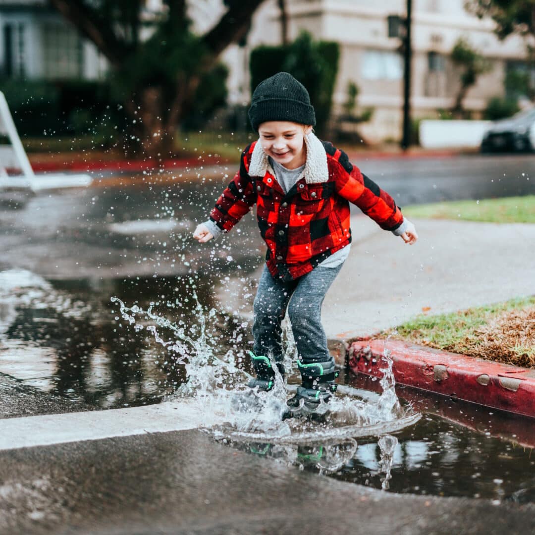 Jumping in Muddy Puddles