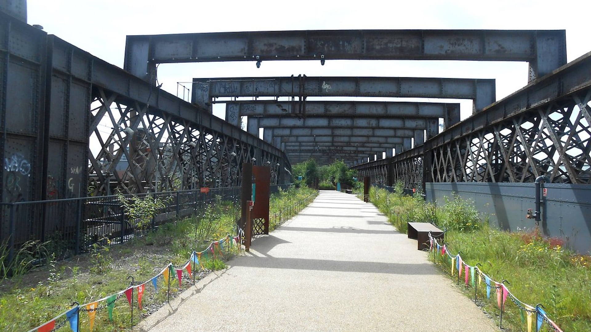 Castlefield Viaduct - Footpath