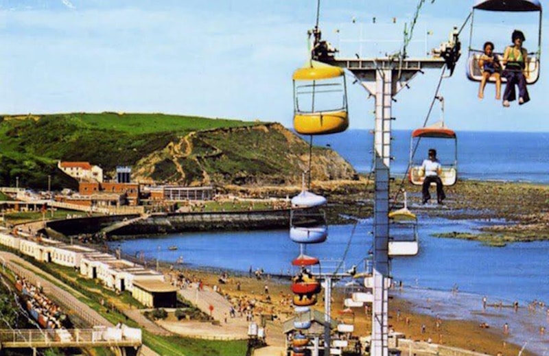 Scarborough Chairlift leading to Scalby Mills