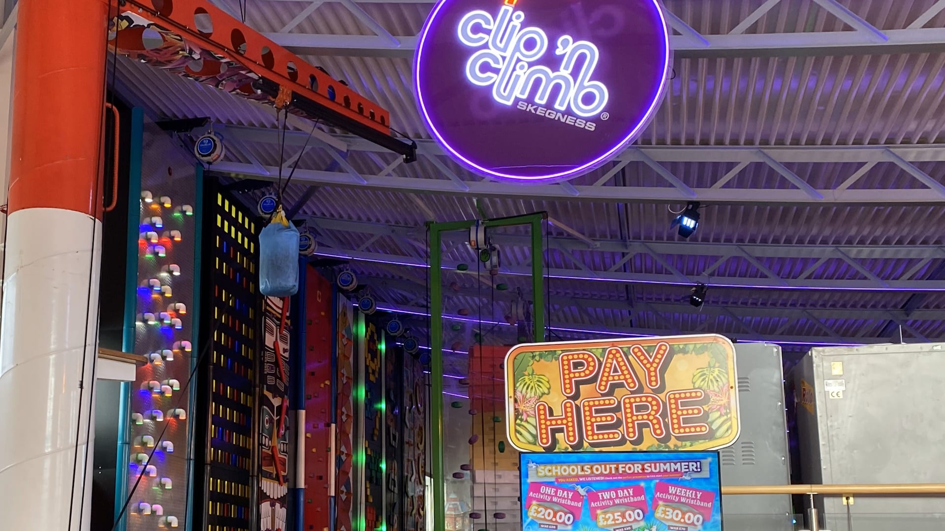 Skegness Pier - Clip and Climb