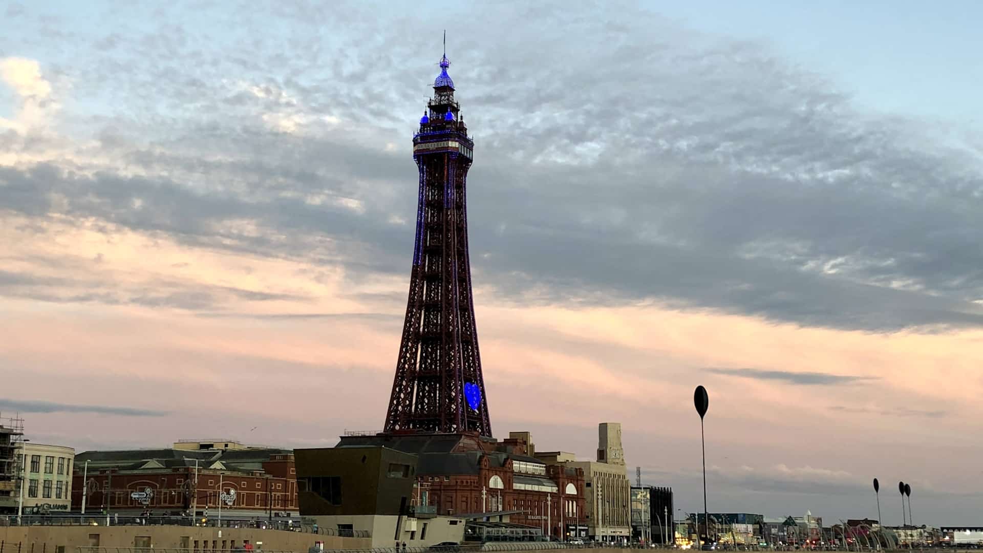 View of Blackpool Tower from Blackpool North Pier