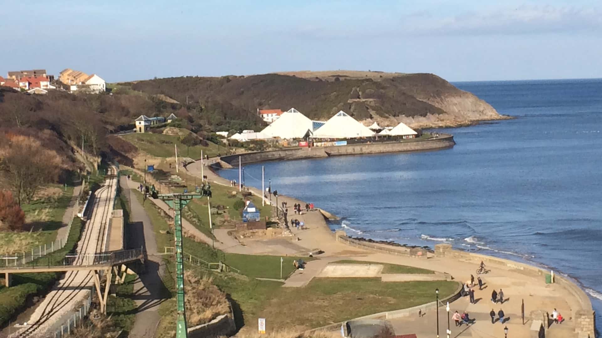 View of Scarbrough SEA LIFE Centre from the former site of Mr Marvels
