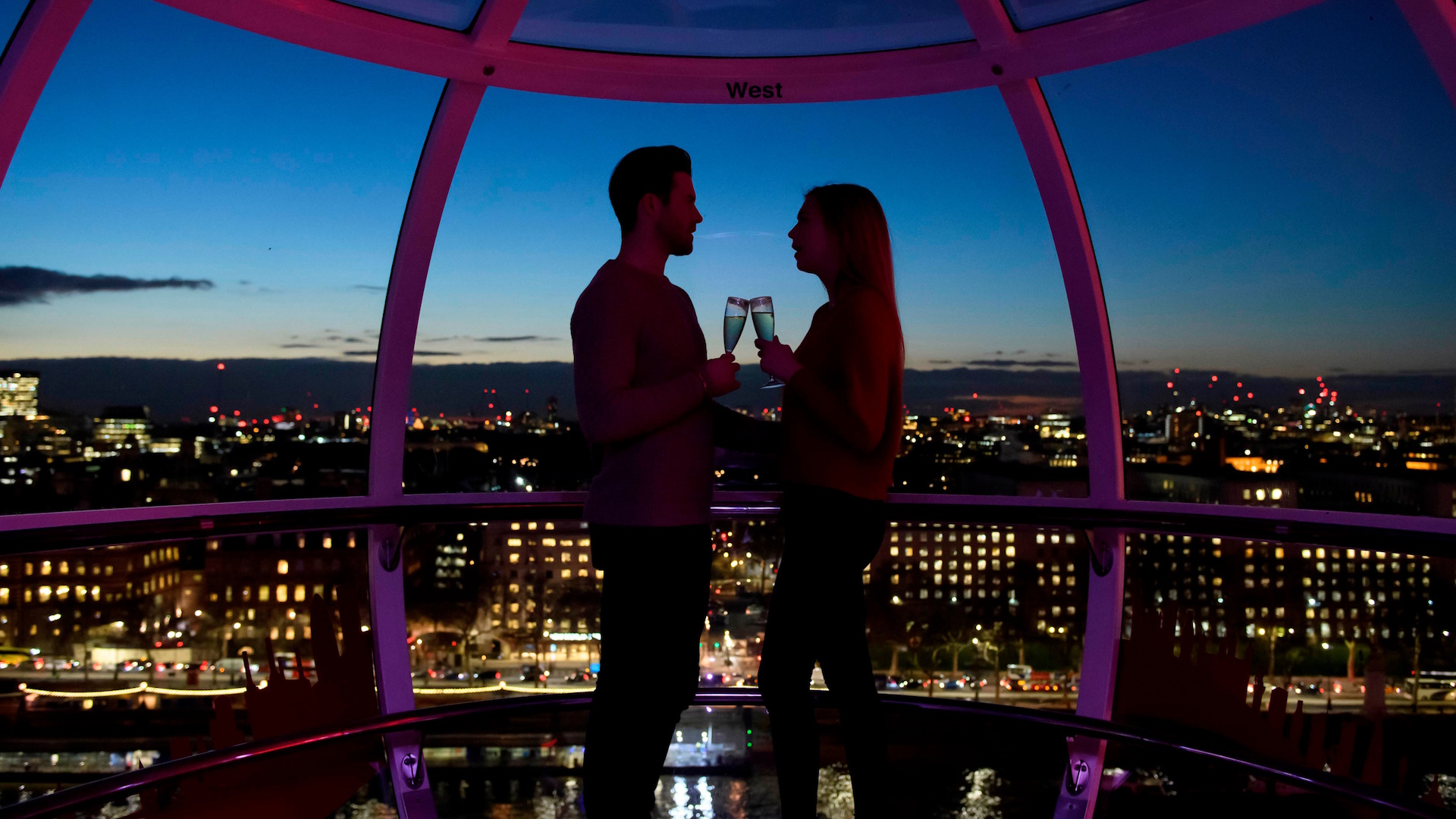 Valentines on The London Eye