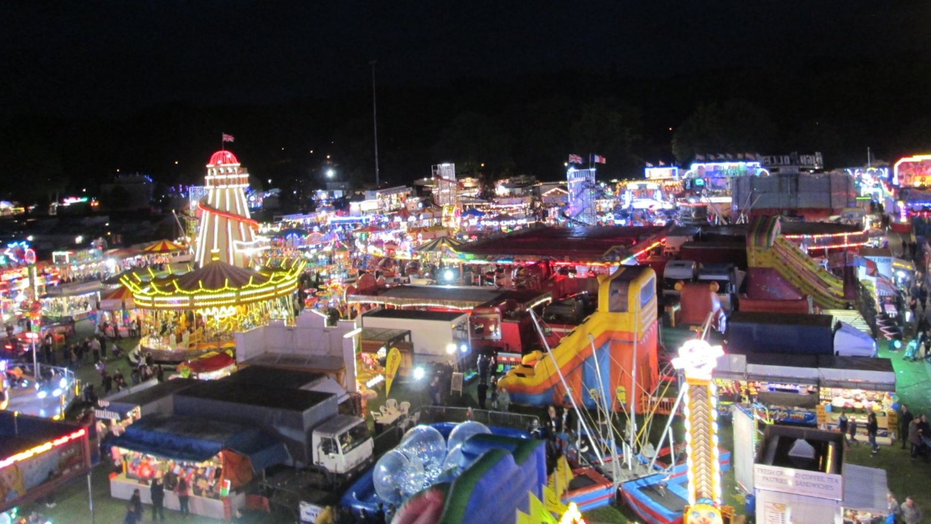 Nottingham Goose Fair - Viewed From Above