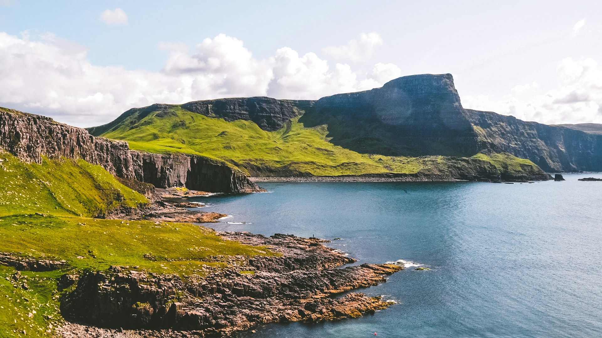 The Rugged Coastline at the Isle of Skye