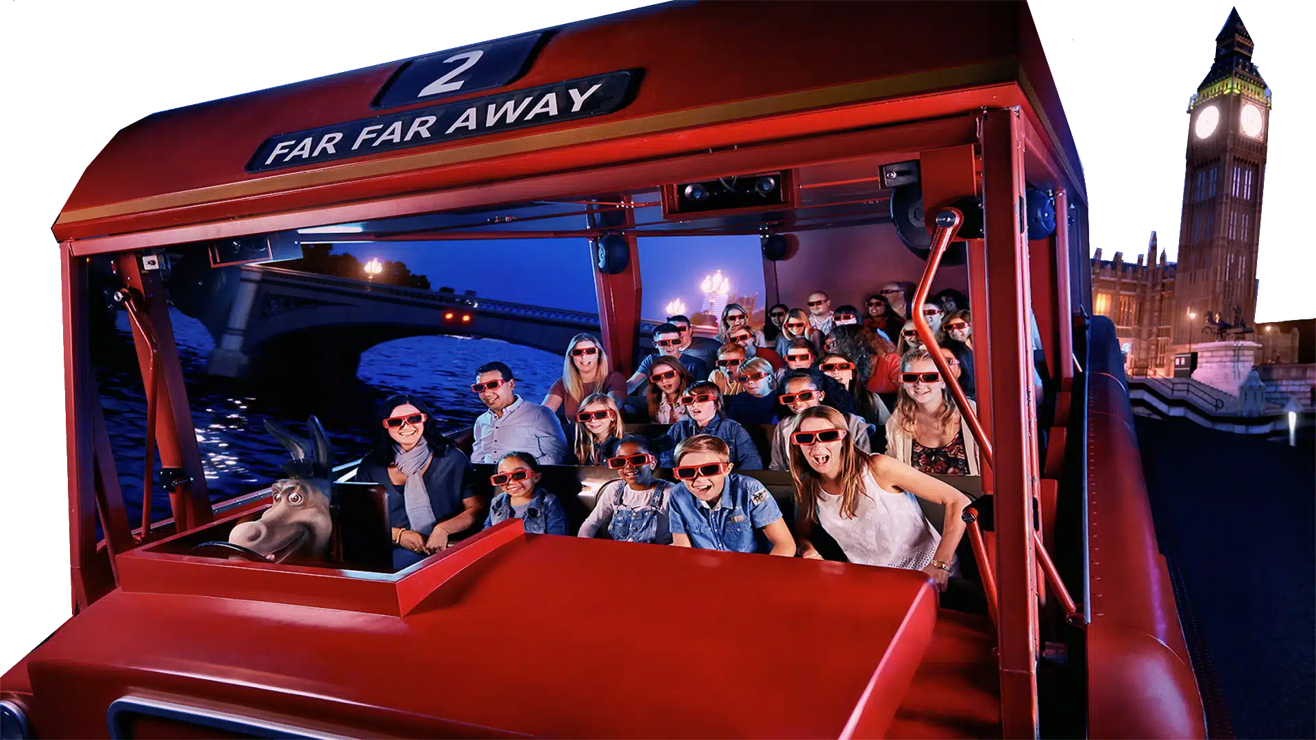 Shreks Advenure Far Far Away Bus Tours