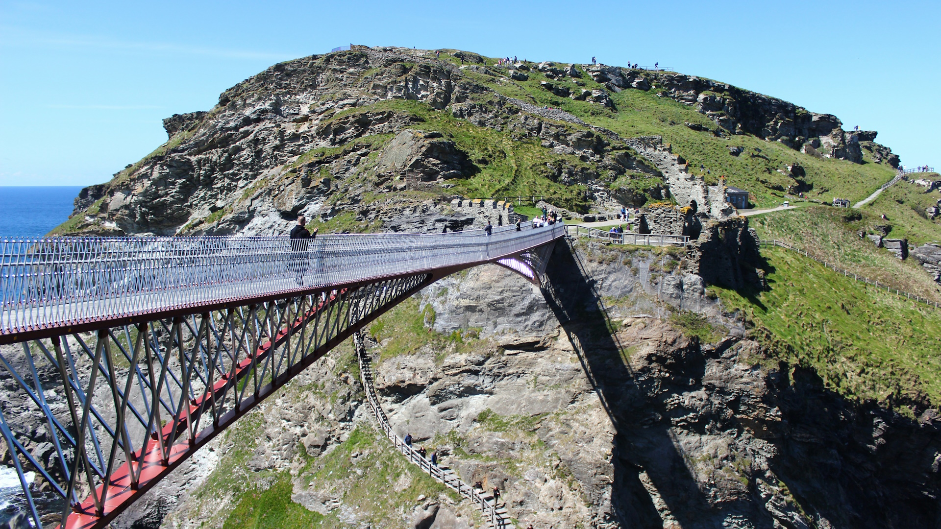 TinTagel Castle in Cornwall