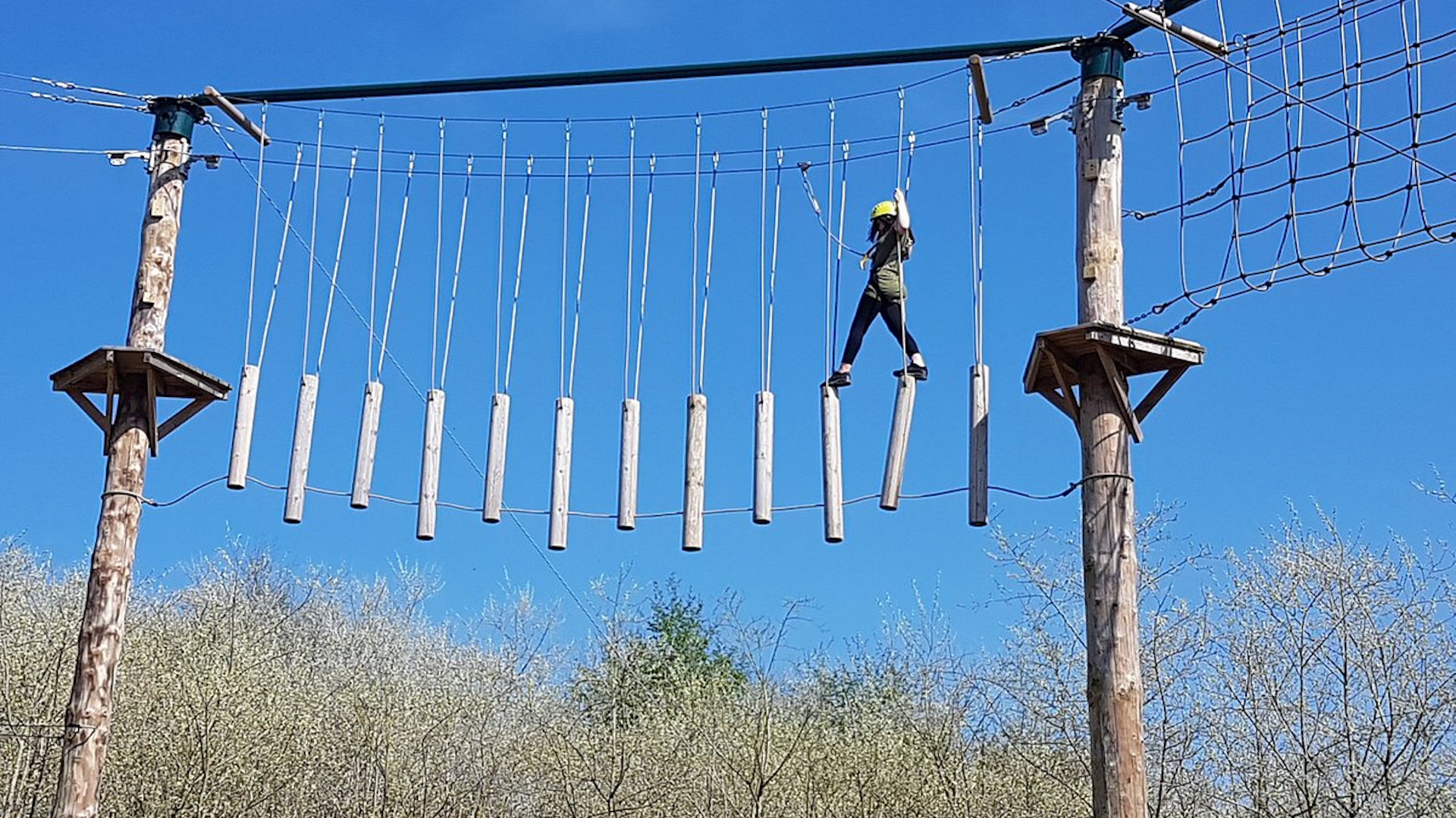 Conkers - High Ropes Stepping Logs