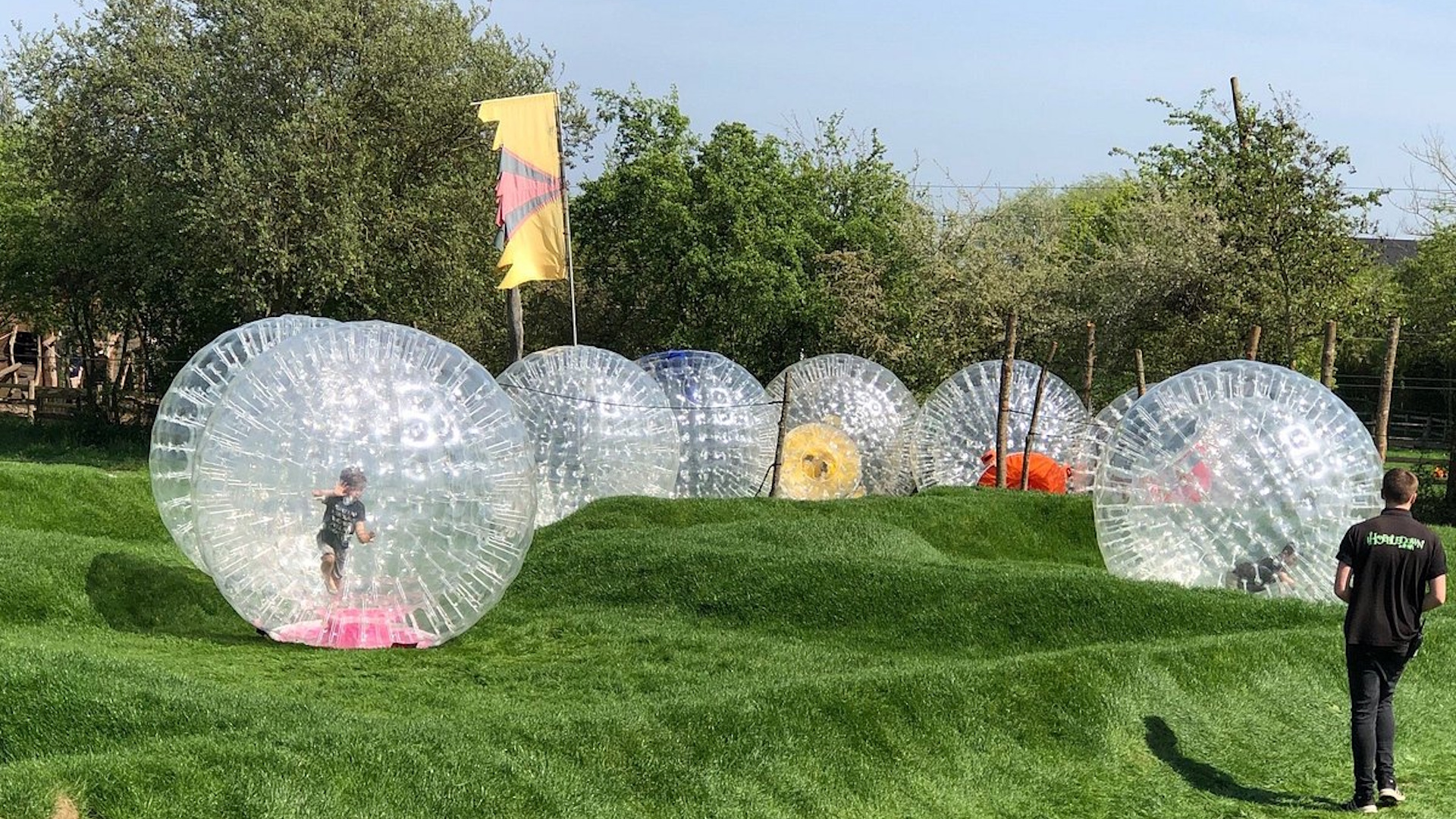 Hobbledown - Zorbing