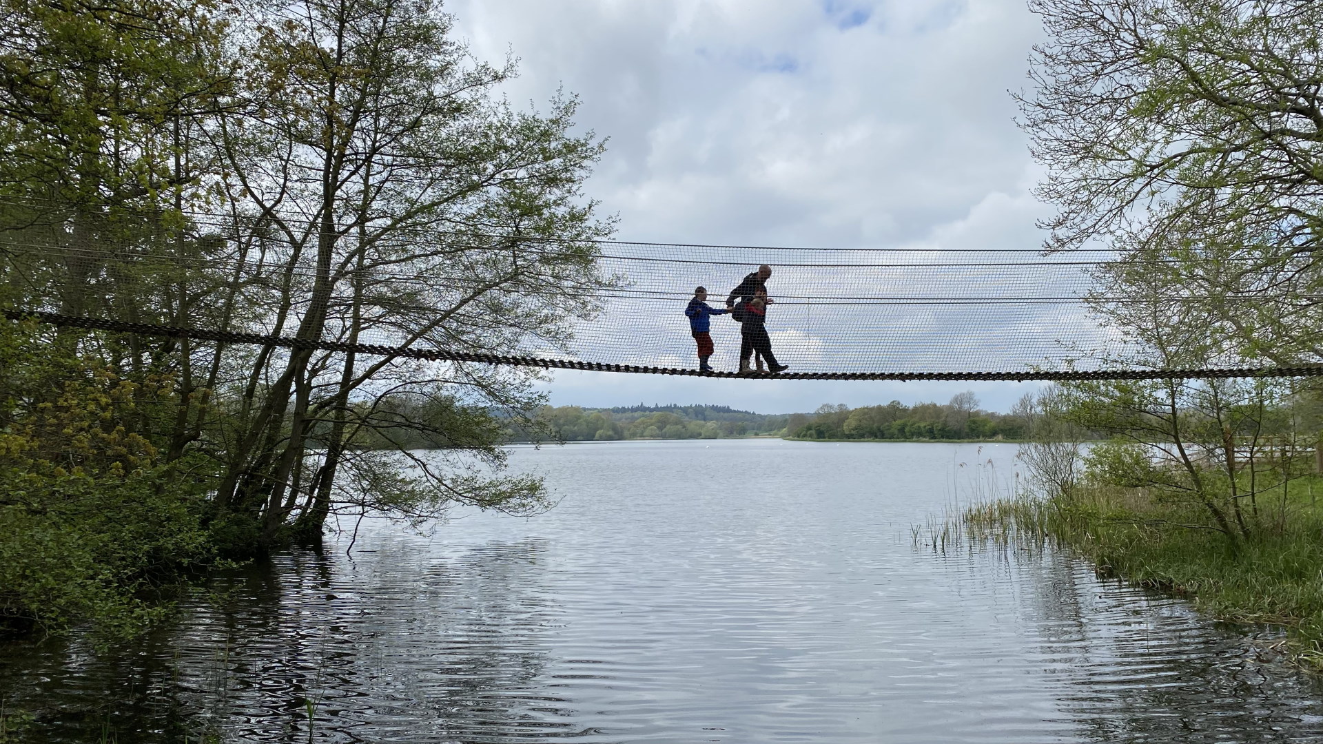 Castle Howard - Cross the Rope Bridge to Skelf Island