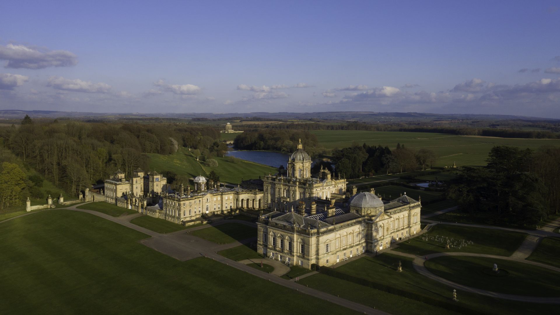 Castle Howard - The House and the surrounding landscape