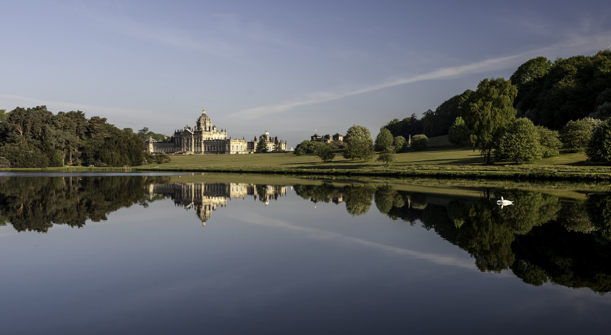 Castle Howard - The House reflecting on the lake