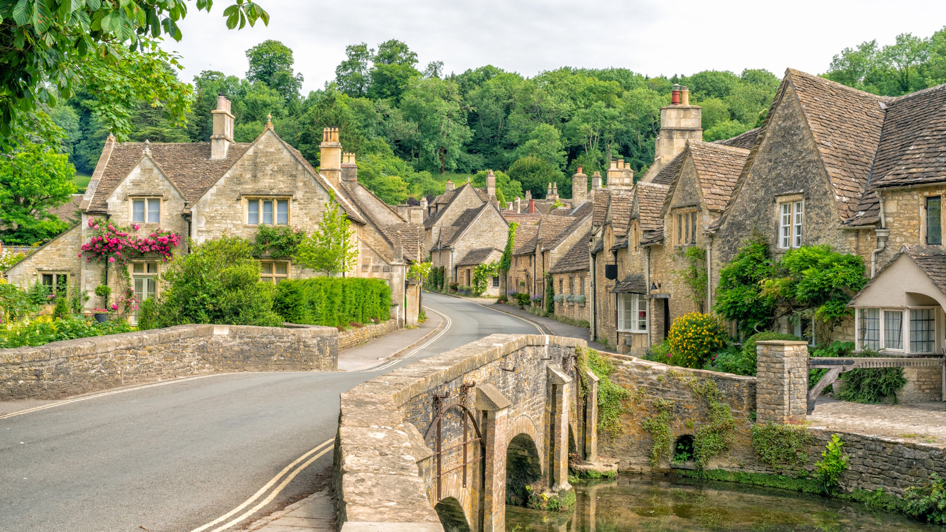 Village of Castle Combe in The Cotswolds