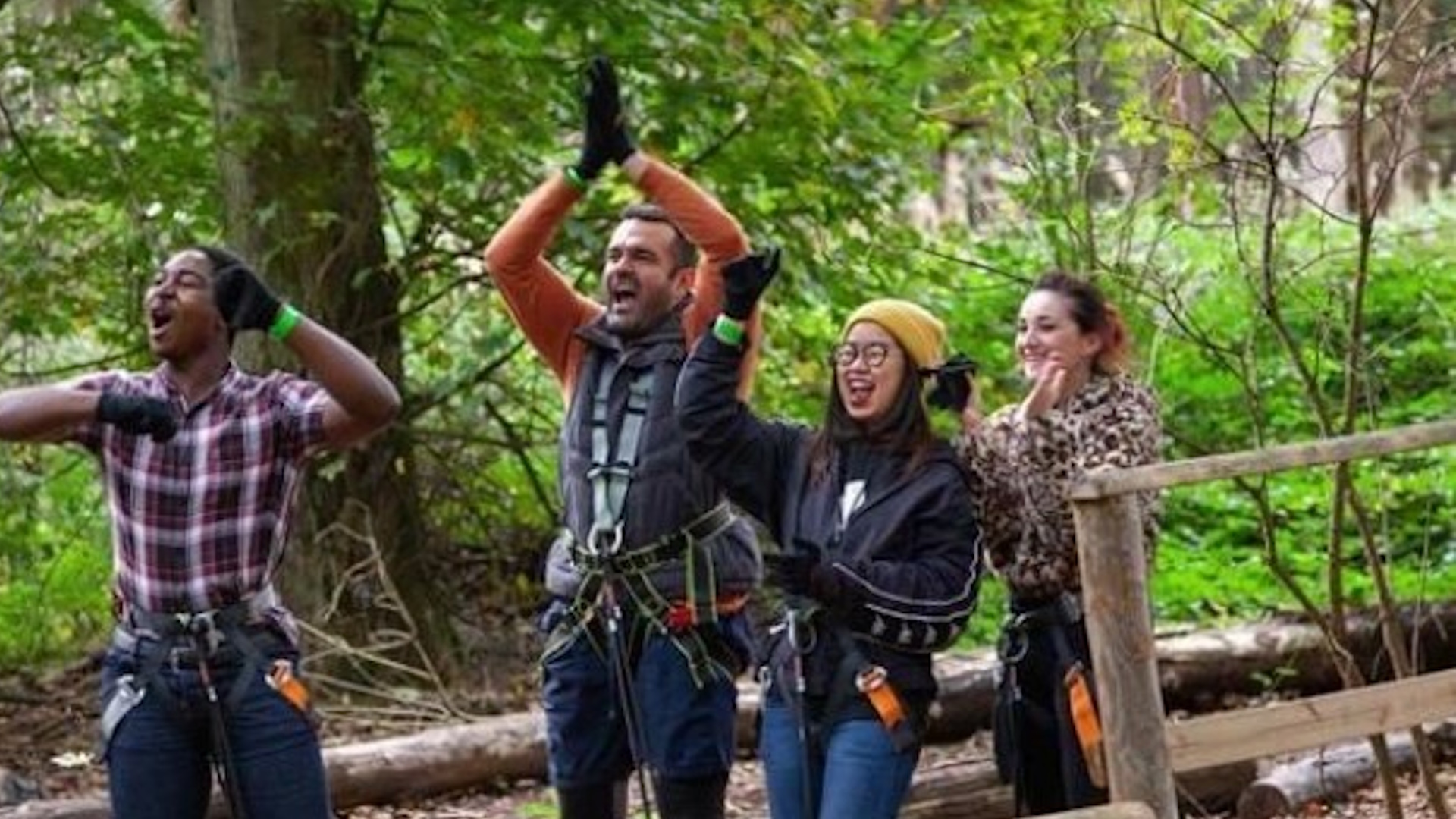 Go Ape Cockfosters - Encouragement from Friends and Family