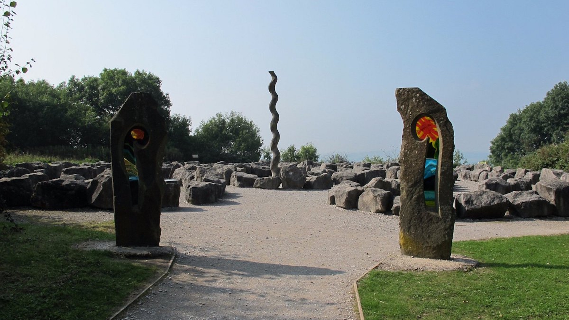 National Tramway Museum - Stone Statues