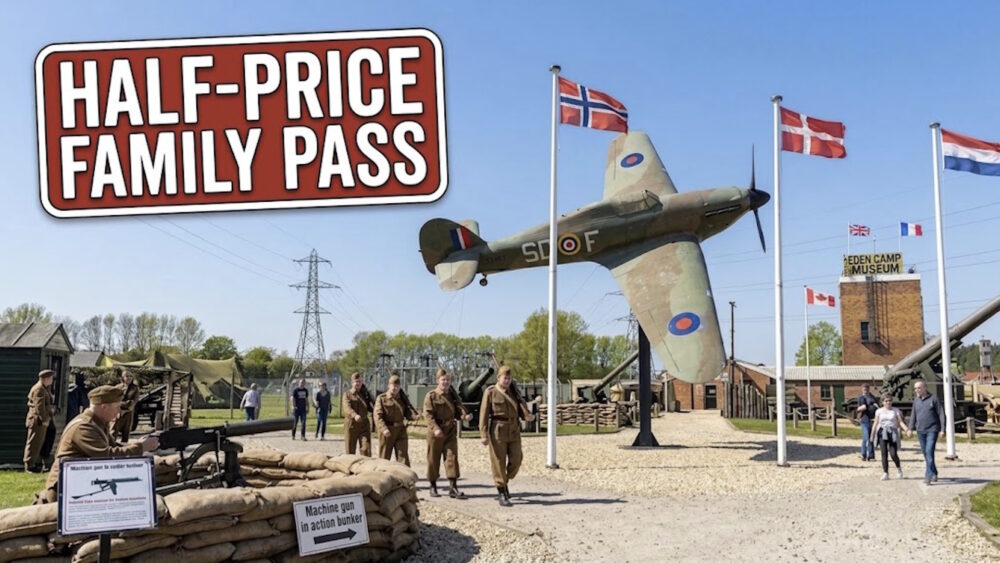 Eden Camp Half-Price Family Pass